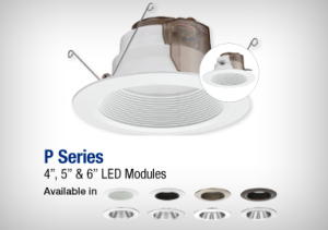 Lithonia Lighting P Series family of LED modules offer an increased color-rendering index (93), superior color in both 2700K and 3000K, rendering colors nearly as natural and true as daylighting.