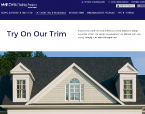 Royal Building Products, a manufacturer of home exterior products, introduces its online design tool, the Trim Visualizer, to provide homeowners and professionals with ideas and inspiration for choosing the right trim option. 