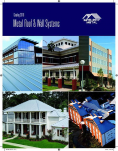 McElroy Metal has released its updated 2016 Product Catalog, a 36-page roster covering the complete metal roof and wall systems line.