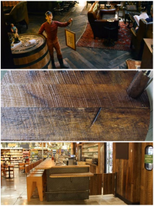 Viridian Reclaimed Wood introduces Antique Barnwood tables, wall paneling and flooring.