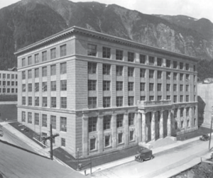 The completed Alaska State Capitol, 1931.