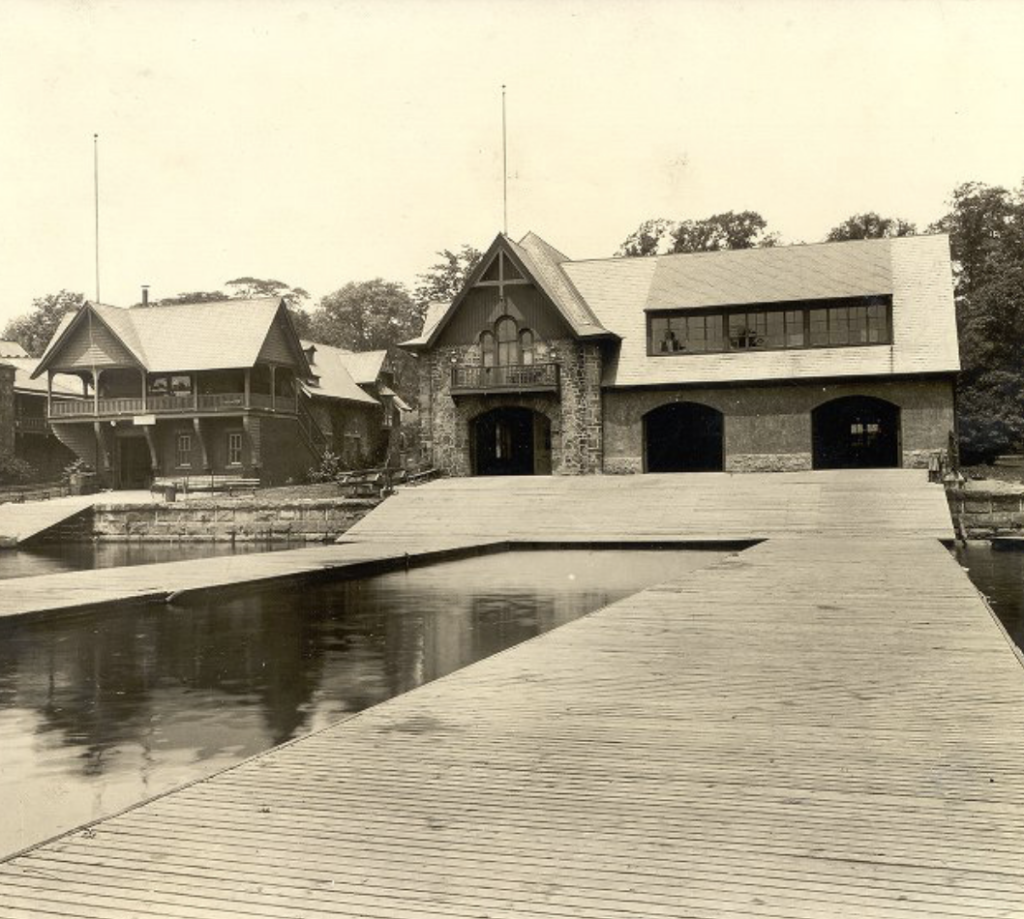 HISTORIC: Burk-Bergman Boathouse, circa 1930. PHOTO: EwingCole