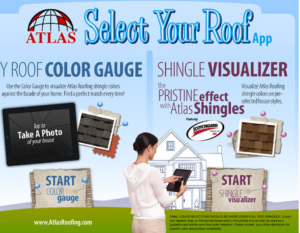 Atlas Roofing's Select Your Roof app for iPad