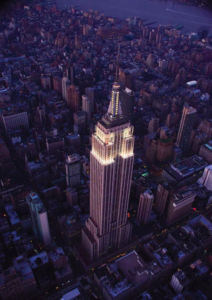 Out of 60 possible energy-efficiency projects, the Empire State Building team ultimately decided to execute eight projects, including retrofitting 6,514 traditional windows throughout the building’s 102 floors and replacing glazing on the upper-most observatory. Photo: Empire State Building