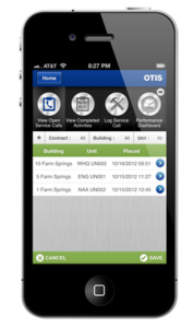 Otis Elevator eService app
