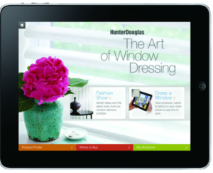 The Art of Window Dressing? iPad App from Hunter Douglas