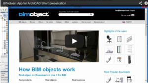 BIMobject cloud integration app for GRAPHISOFT’s ArchiCAD