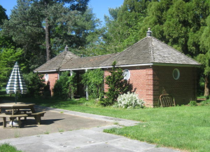 Before: The restoration and renovation of this early 20th century pool house provides public toilet facilities in support of outside activities at the Buena Vista Conference Center in New Castle, Del. 