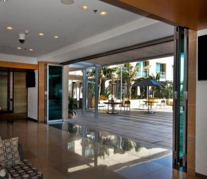 LaCantina Doors offers folding doors that bring the outdoors inside.