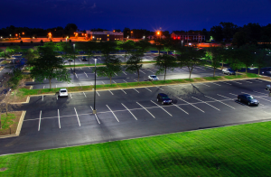 MetLife upgraded to GE's Evolve LED outdoor lighting in parking lots at 10 office locations.