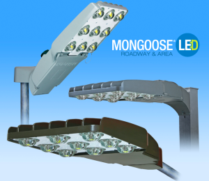 Mongoose LED Roadway and Area Lighting luminaires from Holophane.