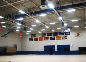 The LED lighting helped CSU improve the overall gymnasium aesthetics, while helping reduce electricity usage and maintenance time.