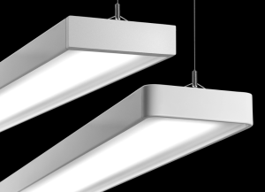 Peerless' Staple LED suite of suspended and wall-mount luminaires