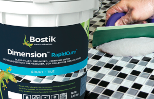 Bostik Inc.'s Dimension RapidCure Glass-Filled, Pre-Mixed, Urethane Grout