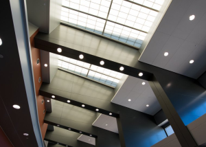 When it came time to upgrade South Placer County Santucci Justice Center's lighting system to LED, it was important to maintain the clean and modern aesthetic originally envisioned and delivered by the architects.