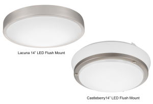 Acuity Brands Inc. introduces six additional designs to its line of new generation LED flush mounts from Lithonia Lighting.