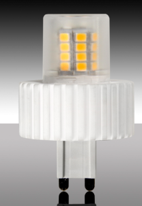 MaxLite introduces a higher-lumen solution for the decorative lighting market with a new 5-watt LED G9 lamp.  