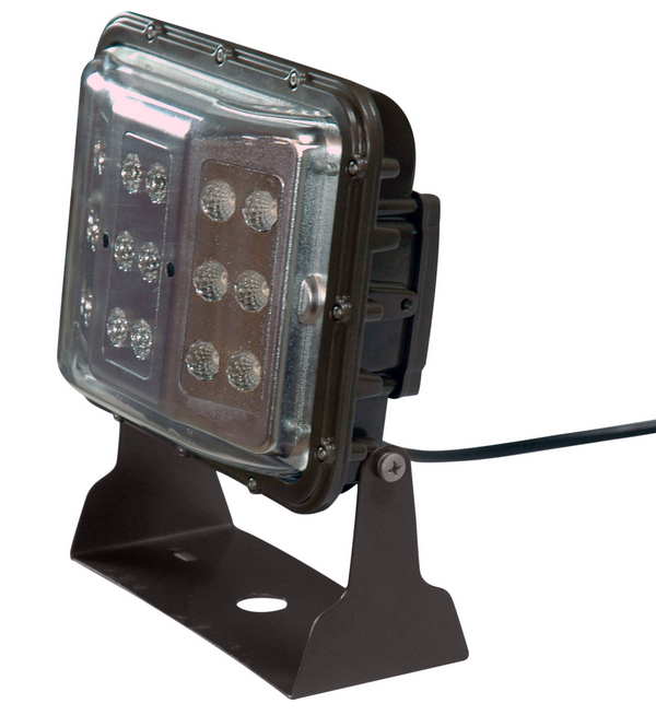 The LEDWP-600C from Larson Electronics produces a wide flood beam without the high heat, fragile construction, or high energy costs of incandescent lighting.