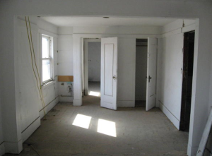 BEFORE: A typical 10 by 10 guestroom before construction. PHOTO: Bergland + Cram