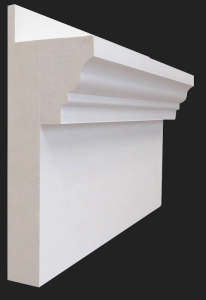Builders and remodelers installing architectural trim can save labor and get better results with an improved high-density PVC crosshead pediment profile from Versatex Building Products LLC.