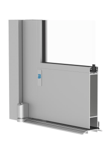 The 35HL/50HL hurricane entrance doors from YKK AP are impact-resistant and blast-mitigating.
