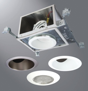 The Halo LED ALLSLOPE recessed downlight system from Eaton is specifically designed for sloped ceilings.