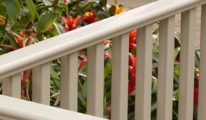 CertainTeed expands its EverNew Kingston vinyl railing system by inclduing a steep stair option.