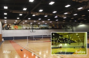 Eaton announced that it has helped improve the lighting performance and energy efficiency in a campus recreation facility at the University of Illinois at Urbana-Champaign.