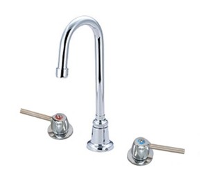 Just Manufacturing introduces its CuVerro antimicrobial copper-nickel faucet handles.