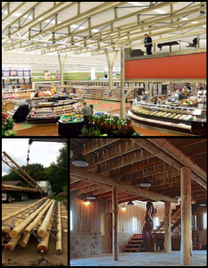WholeTrees Architecture & Structures provides round-timber frame structures for commercial and residential environments.