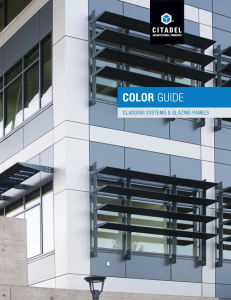 Citadel Architectural Products has updated and redesigned its Color Guide for 2015.