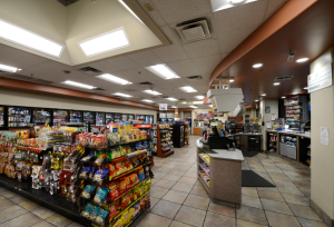 Inside the stores, 12-watt CR6 Downlights were used to replace 32-watt CFL fixtures, and the ZR Series Troffers replaced three-lamp fluorescent T8 fixtures. ZR24 luminaires provide 90+ CRI to make merchandise colors and brands pop at 4,000 Kelvin. 