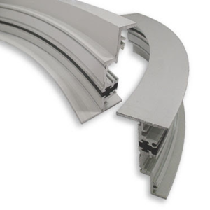 Linetec provides thermal improvement services for curved and radius, finished aluminum extrusions backed with a full warranty.