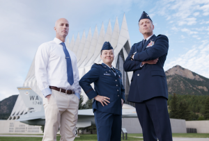 The Air Force Academy will look into upgrading single-pane windows after the Navy visited its campus. 