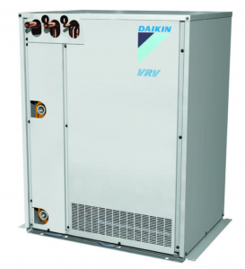 Daikin North America has launched its VRV T-Series Water-cooled condensing units, which provide the same attributes of an air-cooled VRV system, plus the added flexibility for cold-climate applications and buildings with water loops or geothermal applications.