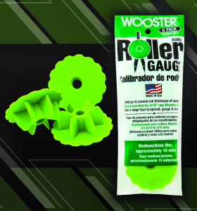 The Wooster Brush Co. has added a green, 16-millimeter roller gauge to extend its product line.